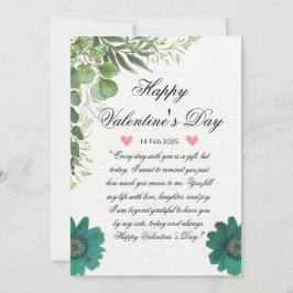 Festividades Cartão de Amor do Dia dos Namorados Personalizado