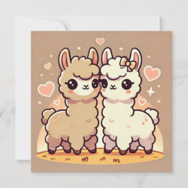 Festividades Cartão de Amor do Llama