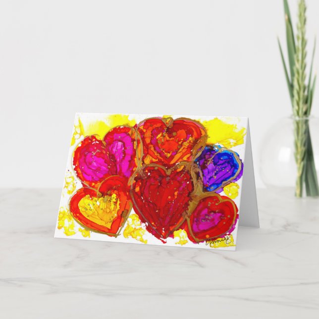 Festividades Cartão De Amor "Eu Te Amo" (Frente)