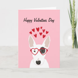 Festividades Cartão de Amor para Namorados de Terrier Bull