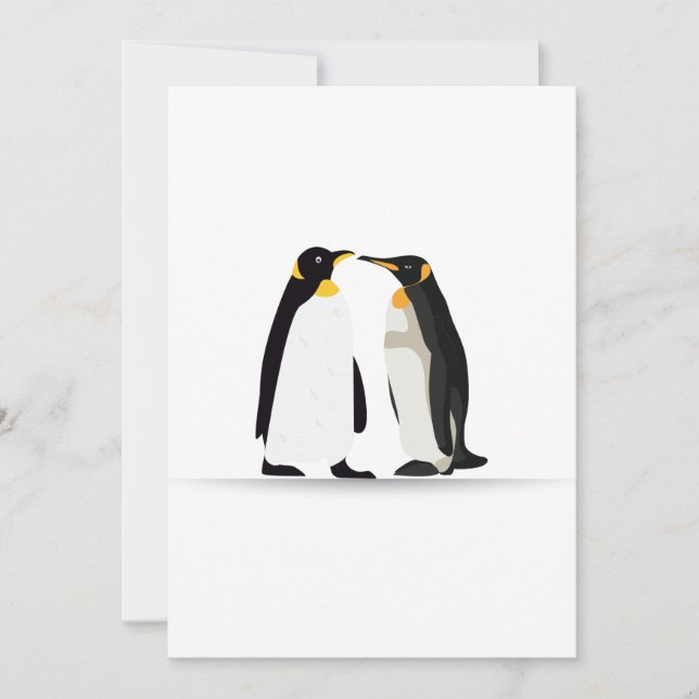 FESTIVIDADES CARTÃO DE AMOR PENGUIN (Frente)
