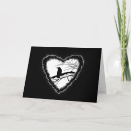 Festividades Cartão de Amor Romance de Namorados Cardíaco Raven