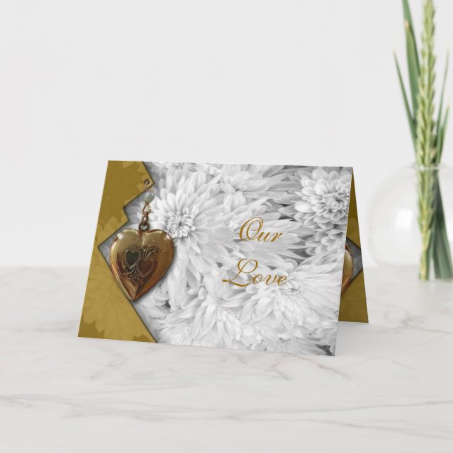 Festividades Cartão de Amor Romântico (Frente)