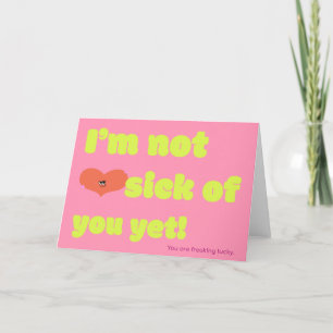 Festividades Cartão de Amor Sortudo Danado