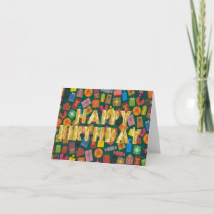 Festividades Cartão de Aniversário