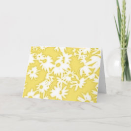 Festividades Cartão de Aniversário Amarelo Color Me Daisies