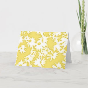 Festividades Cartão de Aniversário Amarelo Color Me Daisies
