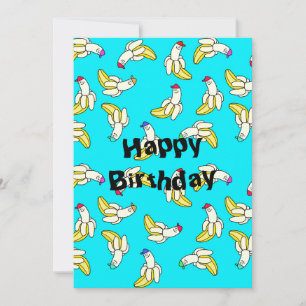 Festividades Cartão de Aniversário Com Banana