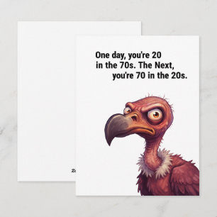 Festividades Cartão de Aniversário de 70 Anos do Pai Engraçado