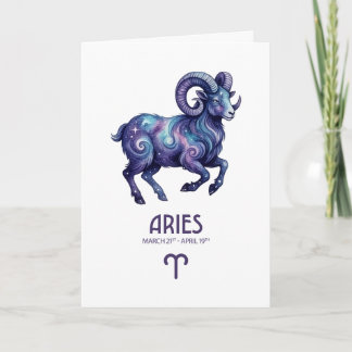 Festividades Cartão de Aniversário de Áries