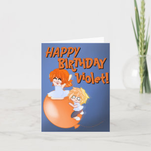 Festividades Cartão de Aniversário de Cartoon Wingz Personaliza