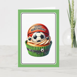 Festividades Cartão de Aniversário de Cupcake