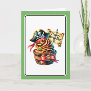 Festividades Cartão de Aniversário de Cupcake
