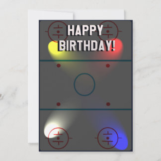 Festividades Cartão de Aniversário de Hockey Trivia
