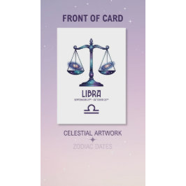 Festividades Cartão de Aniversário de Libra