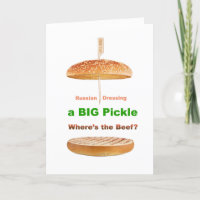 Cartão de Aniversário de Nada Burger Deluxe