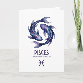 Festividades Cartão de Aniversário de Peixes