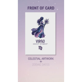 Festividades Cartão de Aniversário de Virgem