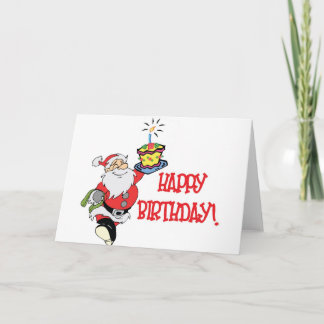 Festividades Cartão de aniversário do Natal