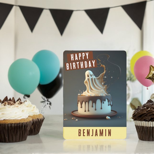 Festividades Cartão de Aniversário Fantasma (Criador carregado)