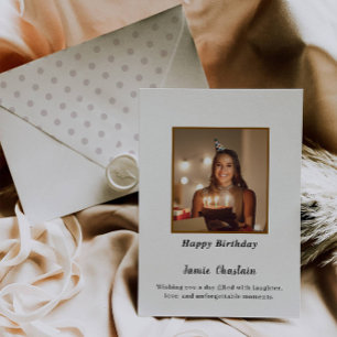 Festividades Cartão de Aniversário Feliz Foto