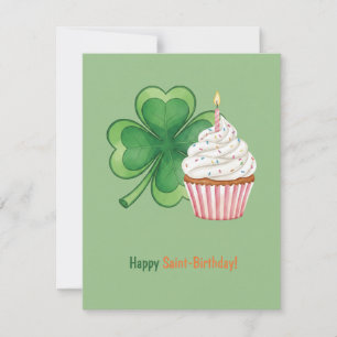 Festividades Cartão de Aniversário Feliz St Patrick
