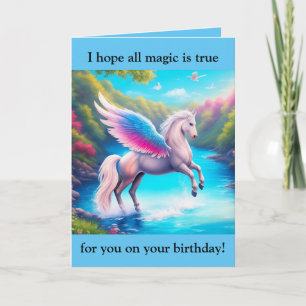 Festividades Cartão de Aniversário Pegasus