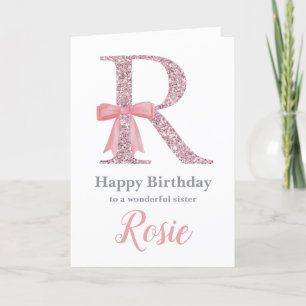 Festividades Cartão de aniversário personalizado para ela - Let