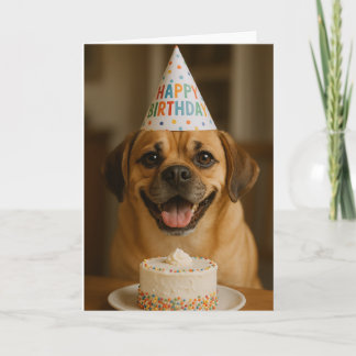 Festividades Cartão de Aniversário Puggle