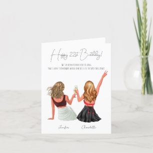 Festividades Cartão de aniversário simples personalizado para m