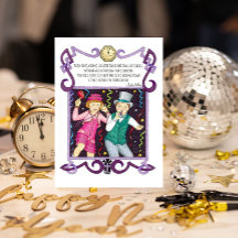 Cartão de Ano Novo Art Deco