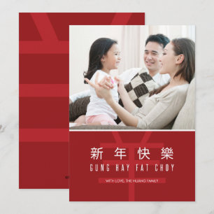 Festividades Cartão de Ano Novo Chinês
