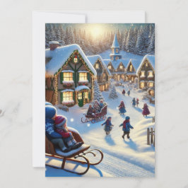 Festividades Cartão de Apartamento de Férias