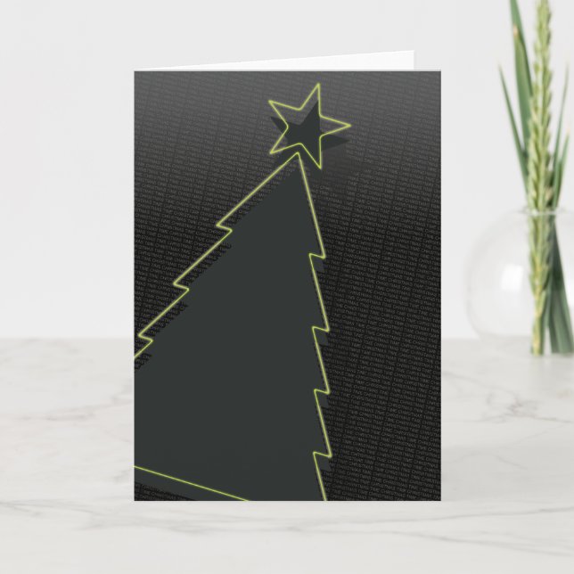 Festividades Cartão de Árvore Natal 01 (Frente)