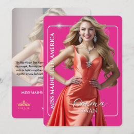 Festividades Cartão de Autógrafo Personalizado com Logotipo da