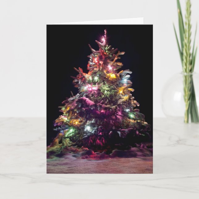 Festividades Cartão de Bessings do Natal (Frente)