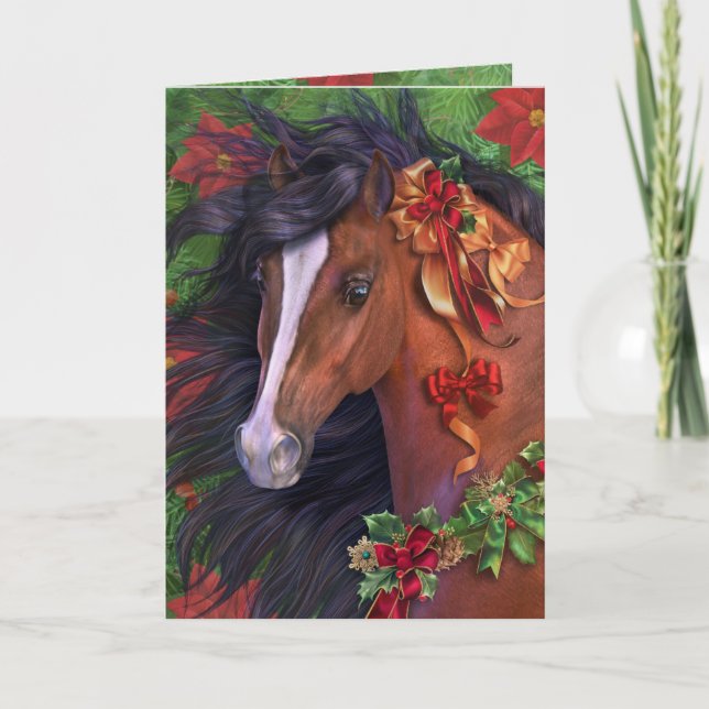 Festividades Cartão de Boas Festas "Alegria de Natal" (com desi (Frente)