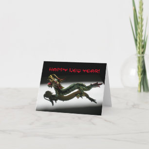 Festividades Cartão de Boas Festas - Ano Novo do Dragão