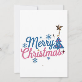 Festividades Cartão de Boas Festas: Cartão de Férias Simples