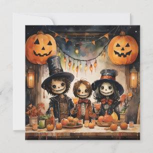 Festividades Cartão de Boas Festas de Halloween