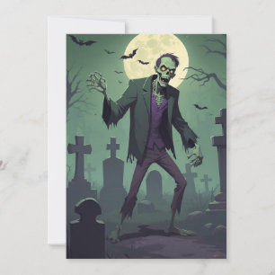 Festividades Cartão de Boas Festas de Halloween - Entusiasmo Zu