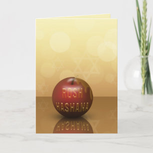 Festividades Cartão de Boas Festas de Rosh Hashanah Ano Novo Ju
