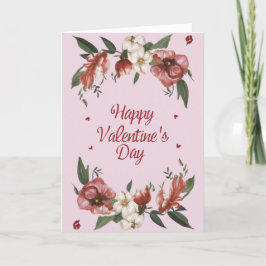 Festividades Cartão de Boas Festas Florais do Dia dos Namorados