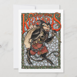Festividades Cartão de Boas Festas Krampus 2018