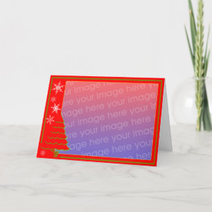 Festividades Cartão de Boas Festas Personalizado Árvore de Yule