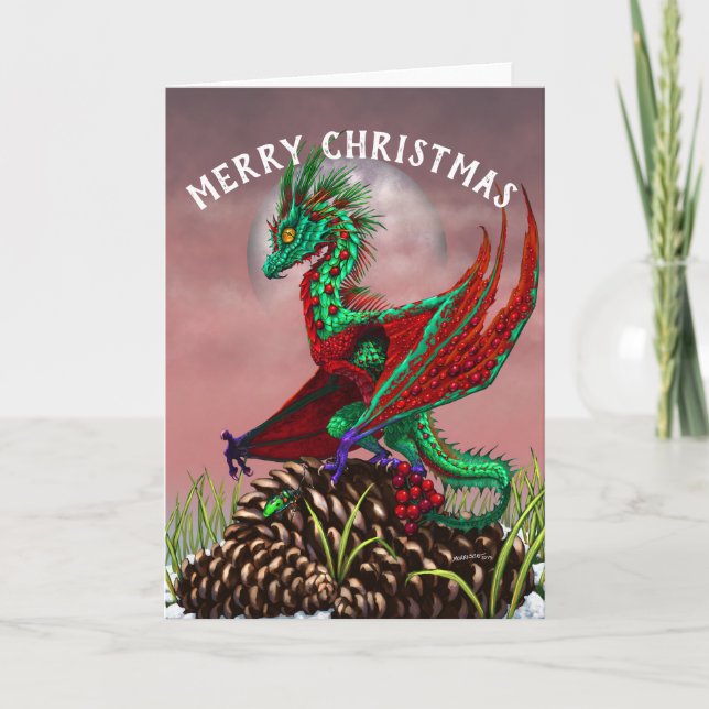Festividades Cartão de boas-vindas à Amoreira de Natal (Frente)