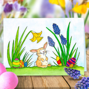 Festividades Cartão de boas-vindas da Páscoa Bunny por Nicole