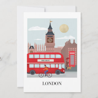 Festividades Cartão de boas-vindas de Londres