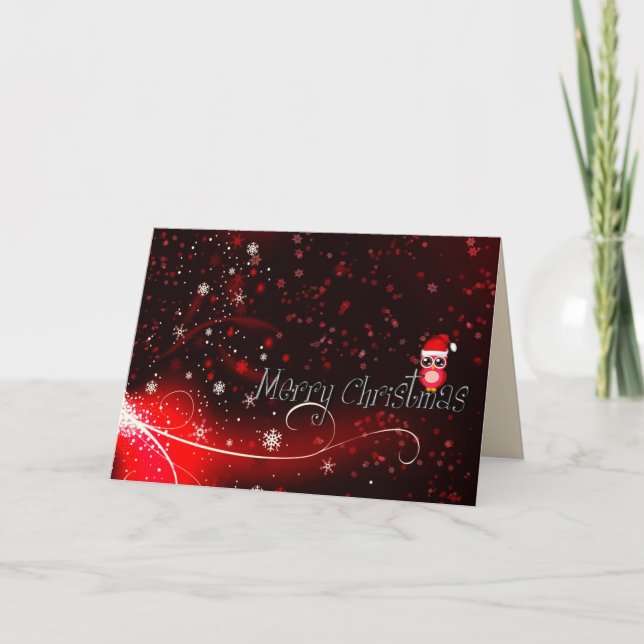 Festividades cartão de boas-vindas de natal (Frente)