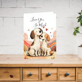 Festividades Cartão de Boas Vindas do Cachorro do Dia dos Namor